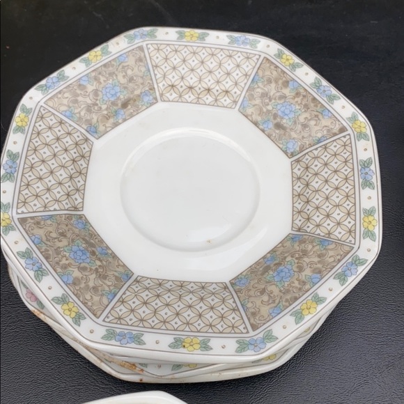 Vintage 10 Piece Japan Takahshi Tea Set mini cups - Picture 5 of 8